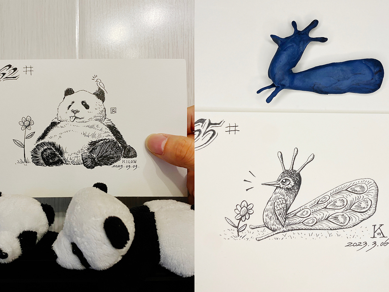 【2023年3月小结】版画风格手绘（图ZMzM2MzUyNDI0） - 图案 - 站酷设计师千瓦特kilow原创素材 - 站酷ZCOOL