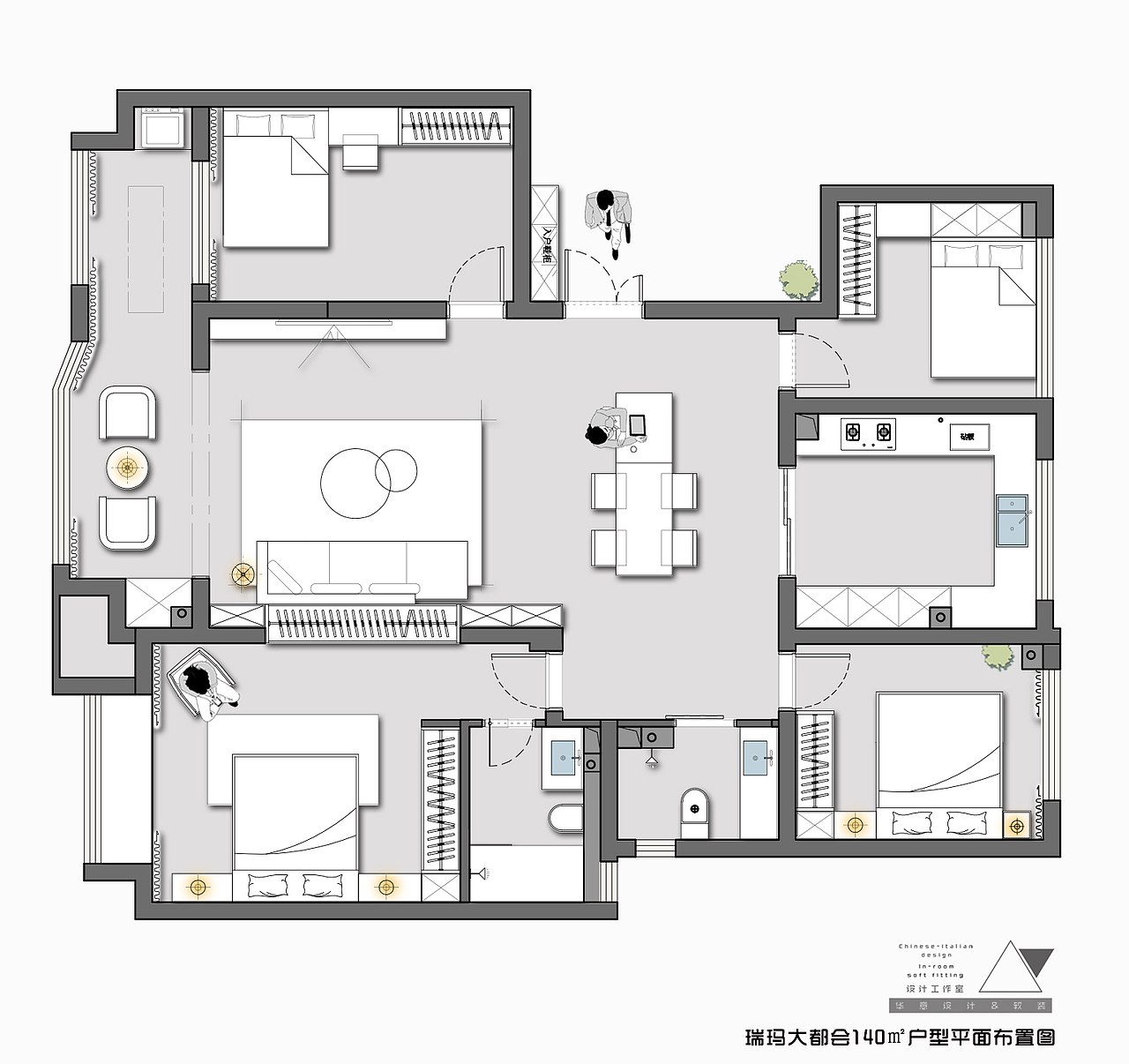 济宁瑞玛大都会·室内设计方案（图ZMzQzNDM0ODY4） - 家装设计 - 站酷设计师华意设计原创素材 - 站酷ZCOOL