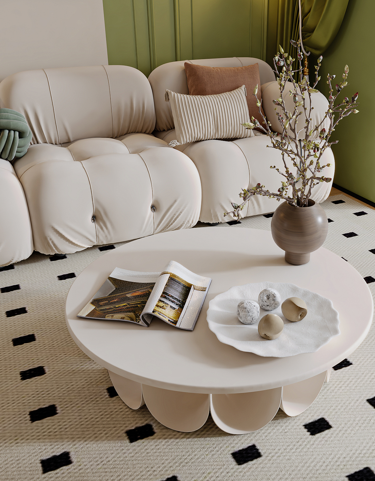 牛油果綠+奶油風(fēng)（圖ZMzU2NTc2Mjc2） - 家裝設(shè)計(jì) - 站酷設(shè)計(jì)師千年夢設(shè)計(jì)原創(chuàng)素材 - 站酷ZCOOL