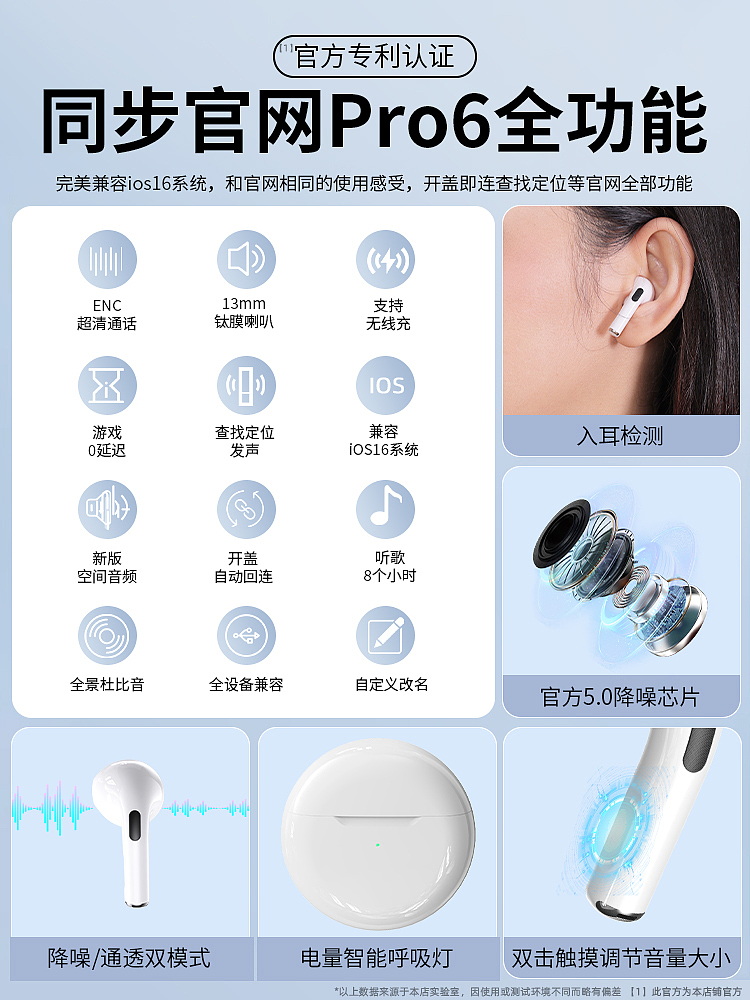 蓝牙耳机主图详情