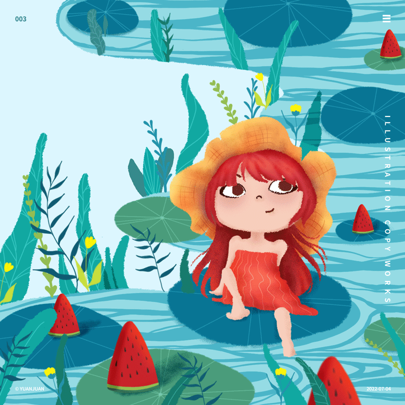 百图挑战003-大暑