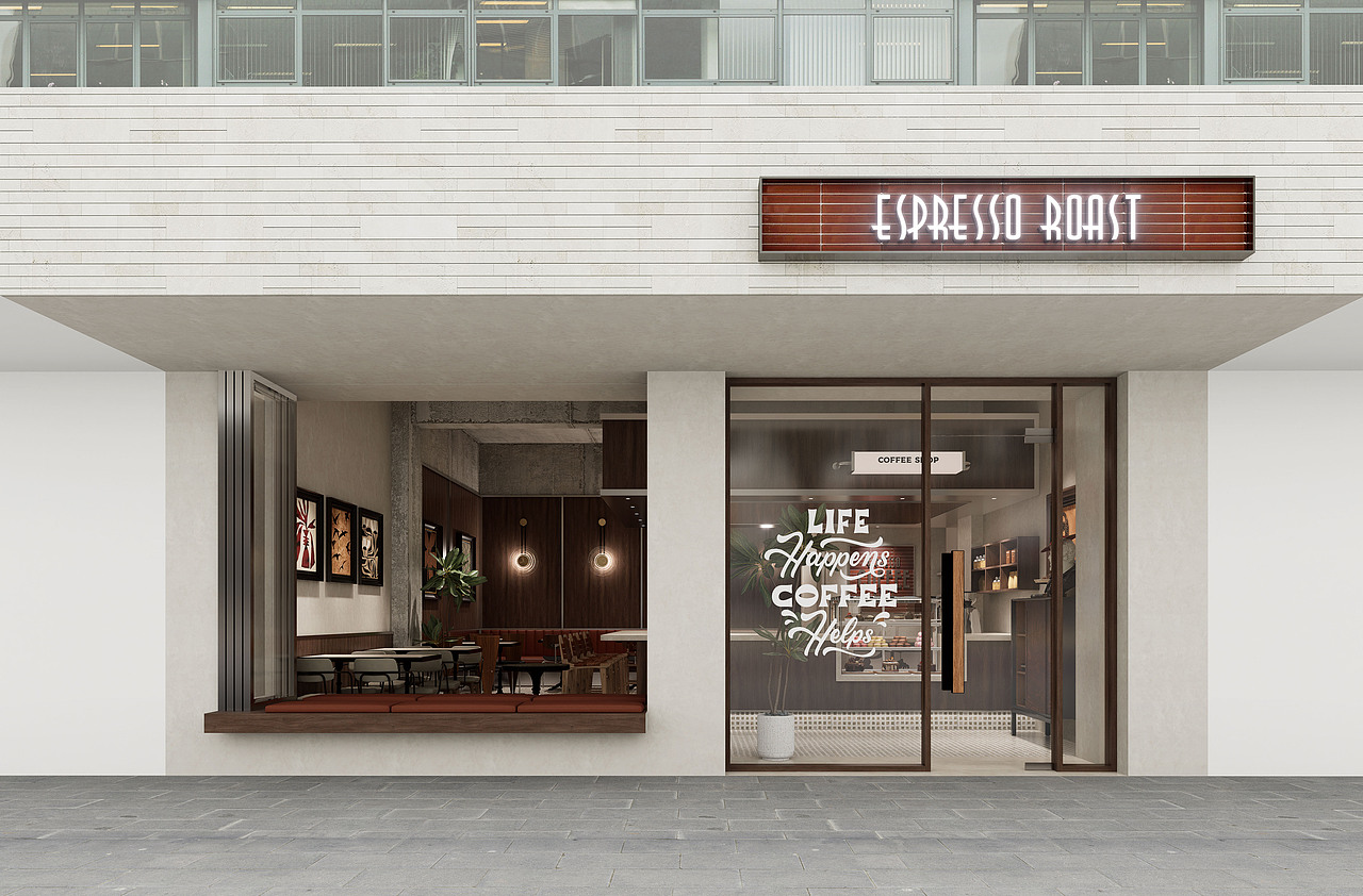 d_engliang原创 | 甜品&咖啡店（图ZMzU2MjIzOTky） - 商业空间设计 - 站酷设计师d_engliang原创素材 - 站酷ZCOOL