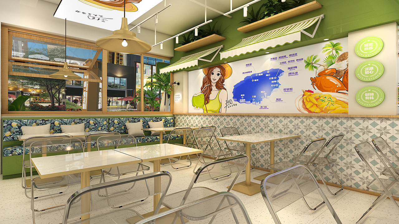 正宗海南小吃市集品牌全案设计（落地还原度极高）