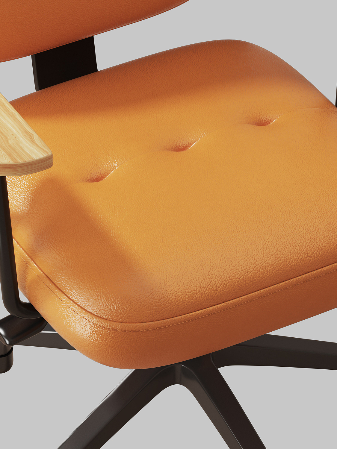 电商家具|电脑椅建模渲染+AI场景合成