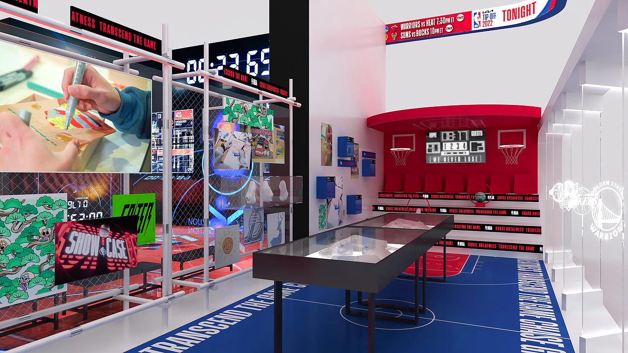 【投标稿】澳门BEYOND国际科技创新博览会 NBA展台设计