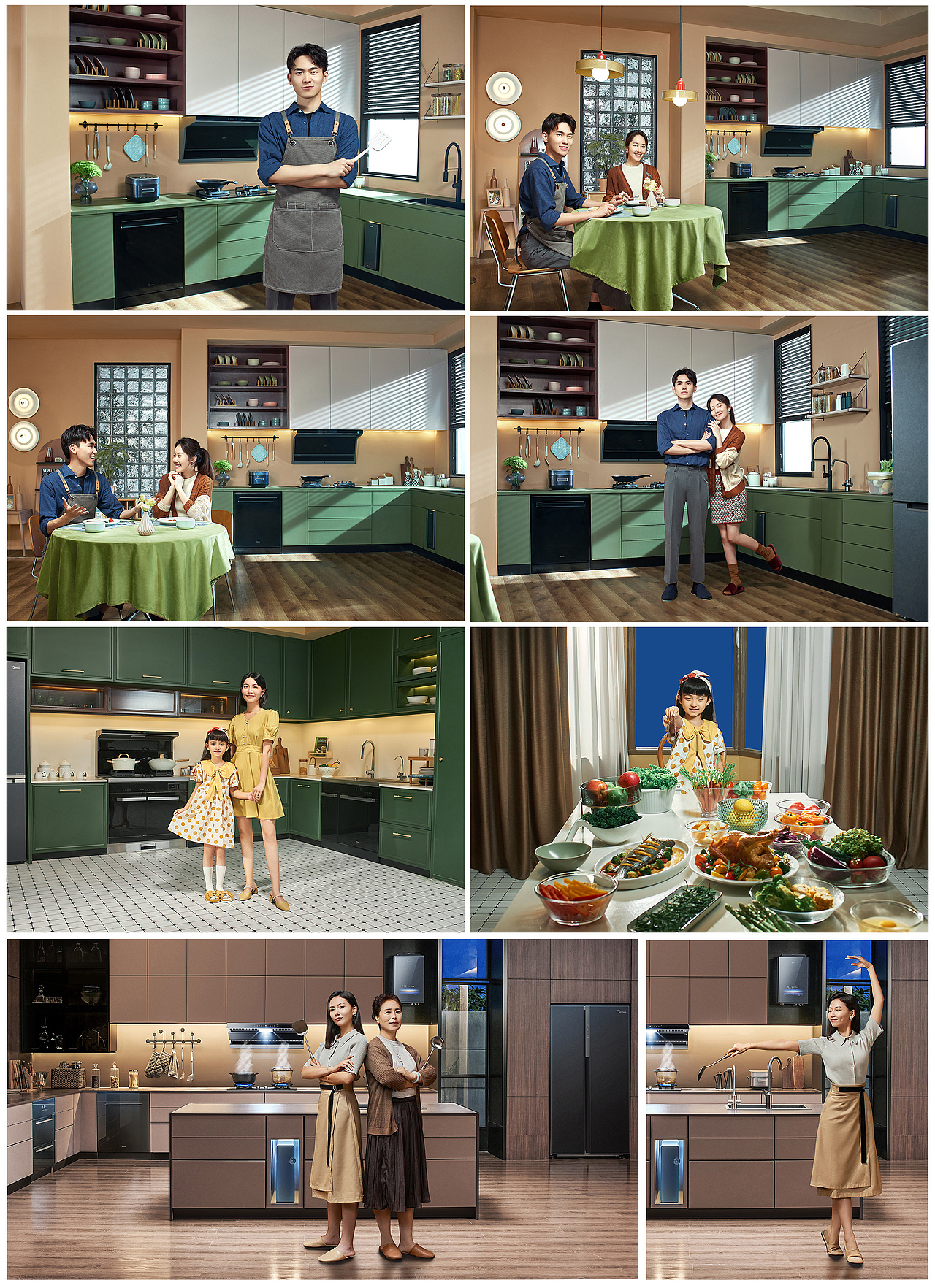 美的轻净新厨房平面广告（图ZMzA2OTU1NjUy） - 产品摄影 - 站酷设计师inline_studio原创素材 - 站酷ZCOOL
