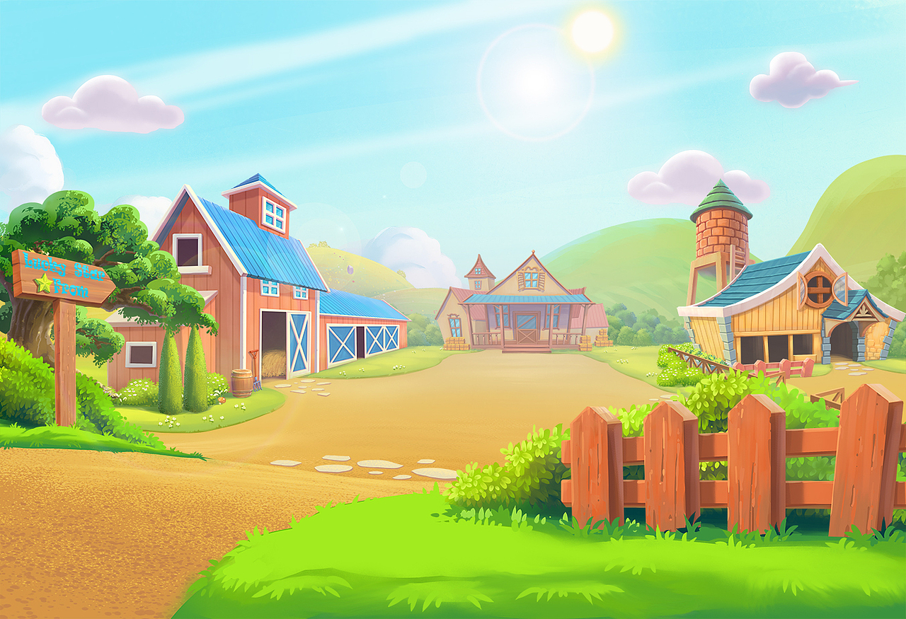 2021-Q版and扁平风格场景设定（图ZMzA2NTgwNDY0） - 概念设定 - 站酷设计师Christine霜原创素材 - 站酷ZCOOL