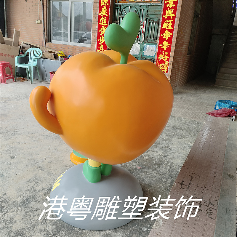 卡通三喵玻璃钢纤维奶茶店IP雕塑摆件装饰