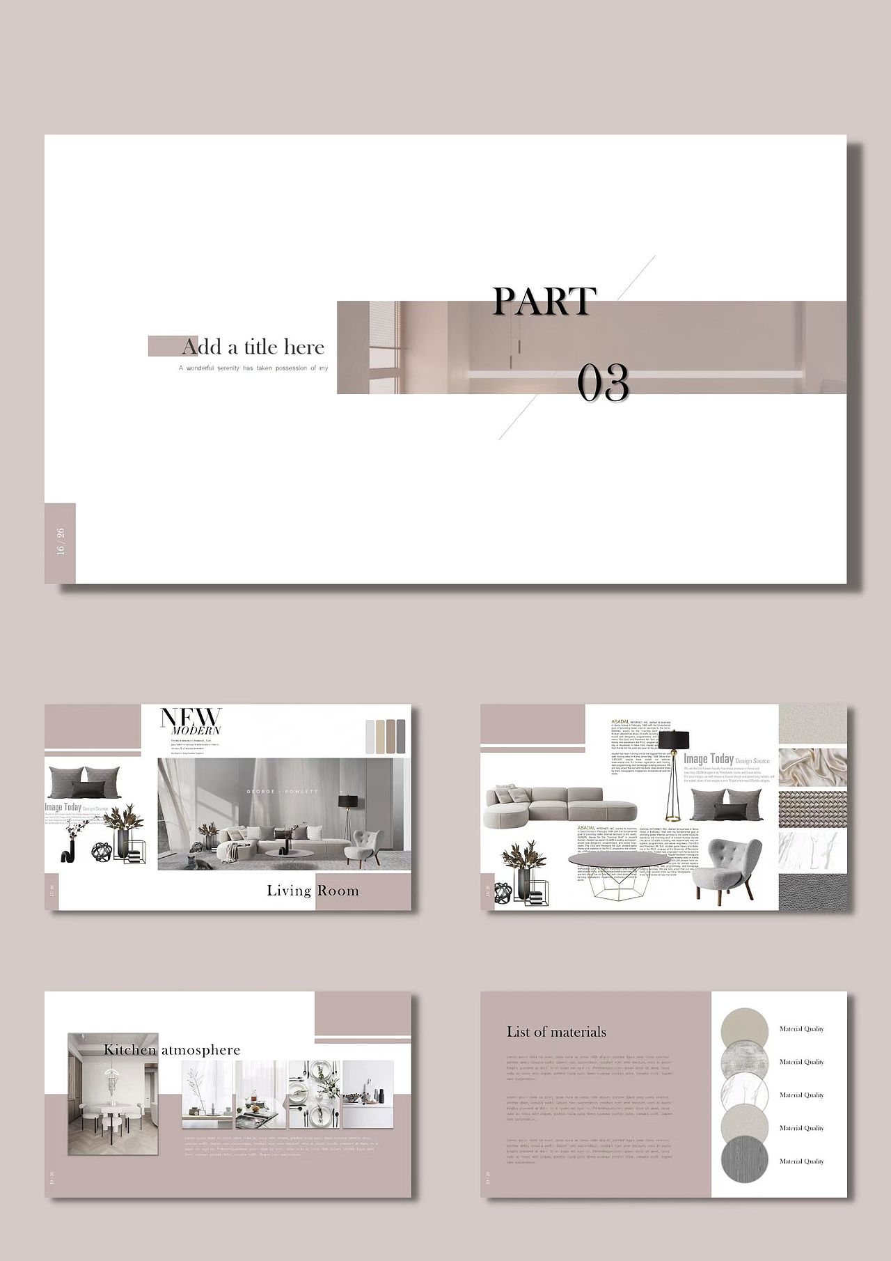 高级感PPT模板丨极简室内设计（图ZMzI1OTkzMDEy） - 家装设计 - 站酷设计师蔚来PPT原创素材 - 站酷ZCOOL