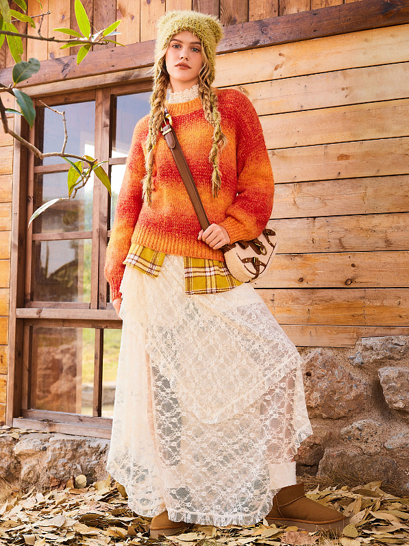 田园风女模 优雅金发女外模 平面模特 女装外模 高级