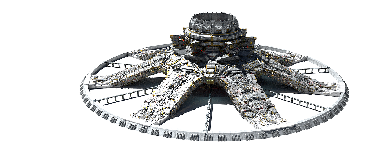 流浪地球 行星发动机（图ZMzIxMzM3OTYw） - 建筑/空间 - 站酷设计师青月晓原创素材 - 站酷ZCOOL