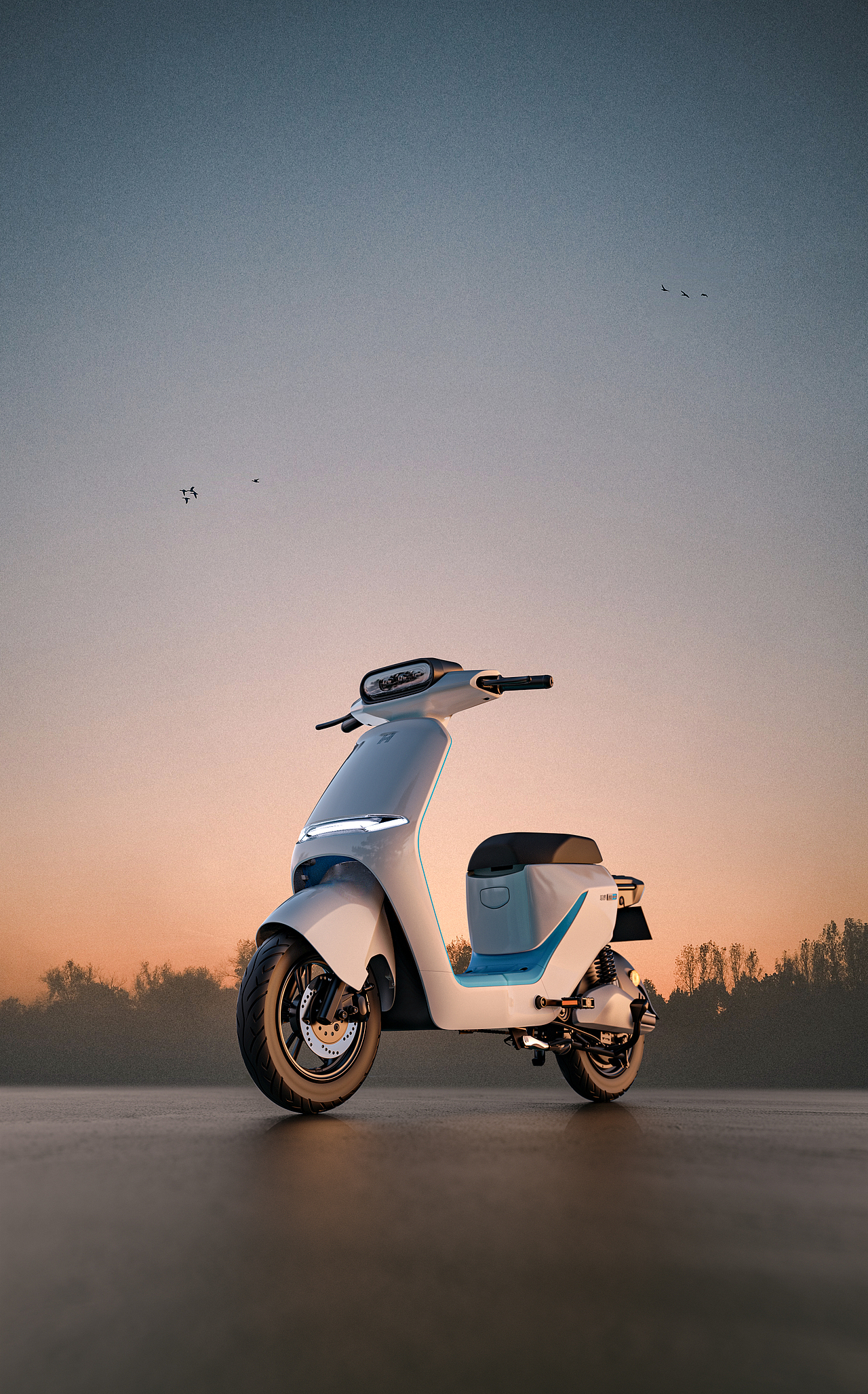 一些电动车/电瓶车场景渲染合集2（图ZMzI2OTE5Nzg0） - 产品 - 站酷设计师Jeremy_楽悟路原创素材 - 站酷ZCOOL