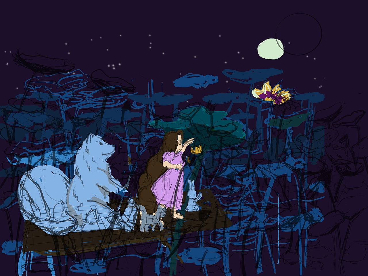 盛夏寻找那一朵并蹄莲