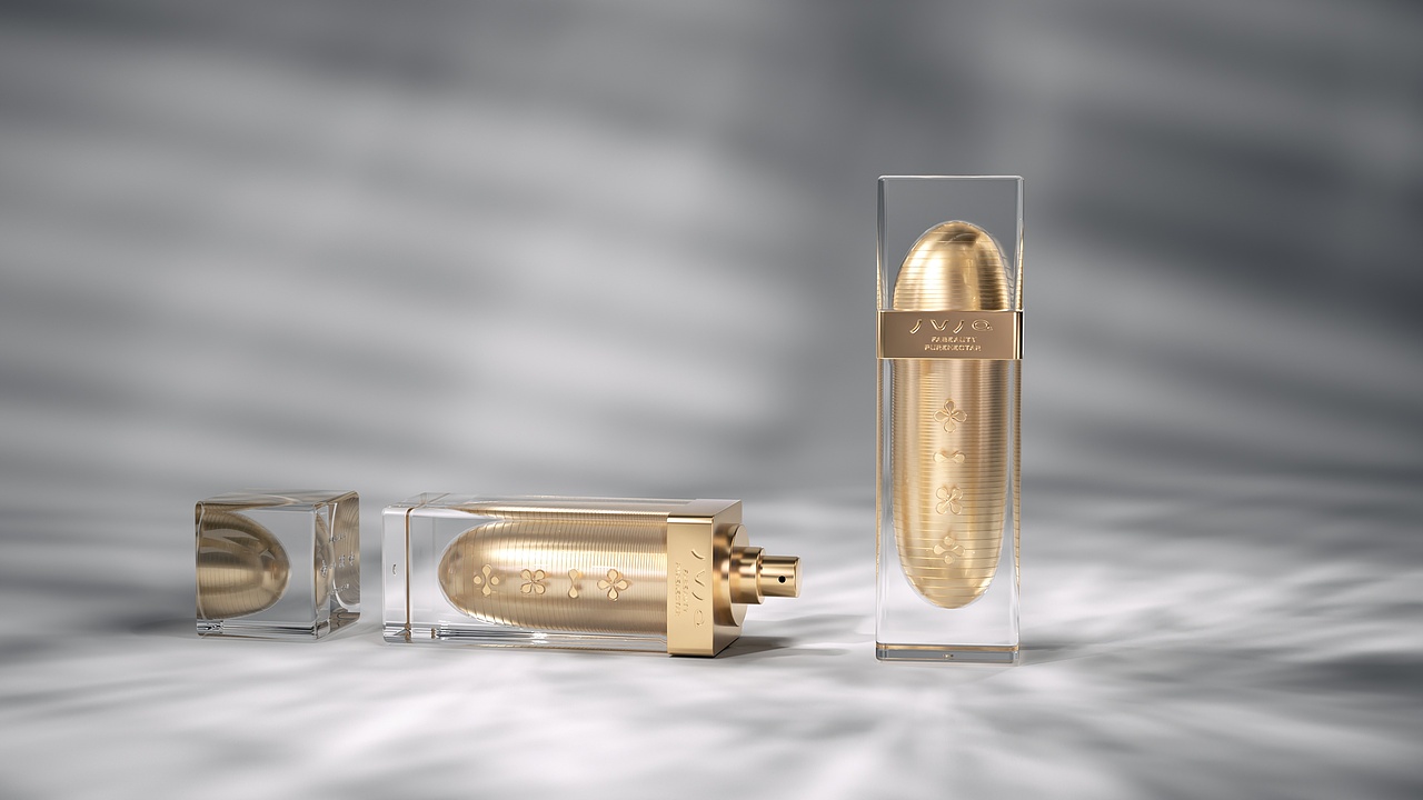 瑾泉 护肤品牌视觉升级 包装设计瓶型开发