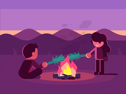 麦子成熟的前夕
把黄中带绿的青麦一烤一搓<br>最美味的当季零食