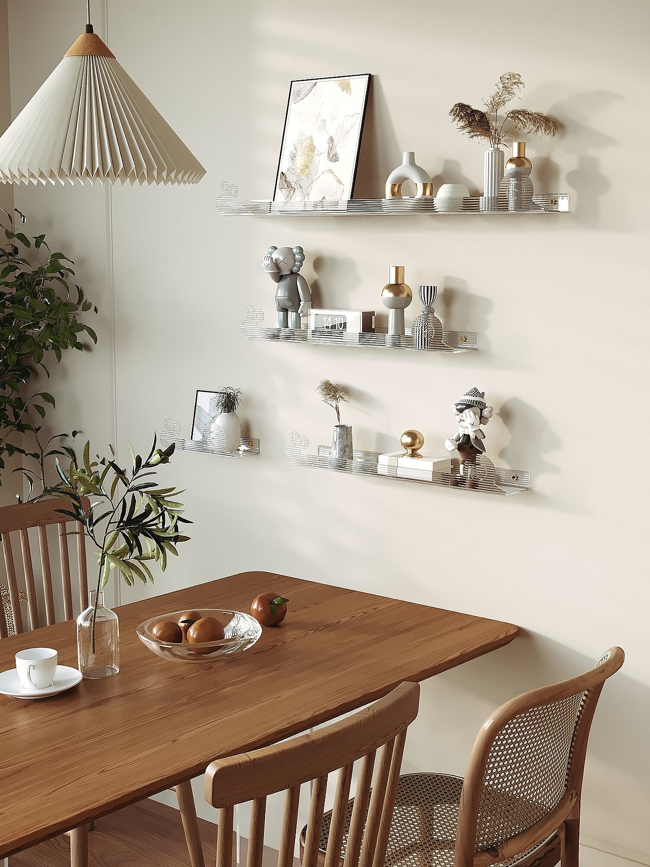 亚克力置物架3D建模渲染效果图