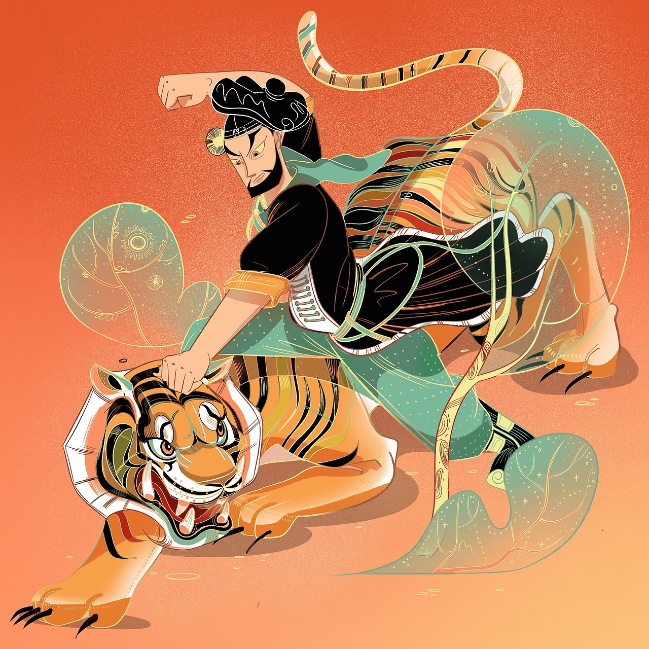皮影印戏（图ZMzEwNDQxNzQw） - 商业插画 - 站酷设计师coop纪社原创素材 - 站酷ZCOOL