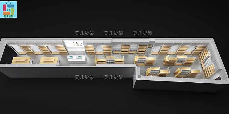 精品店陈列架免费设计布局-莫凡货架实力厂家可定做