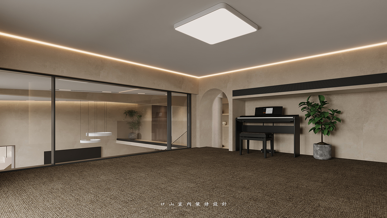 深圳口山设计:龙岗复式私宅,混搭复古风的美拿捏了!