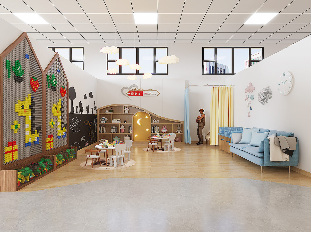 党群服务体,空间,文化墙设计