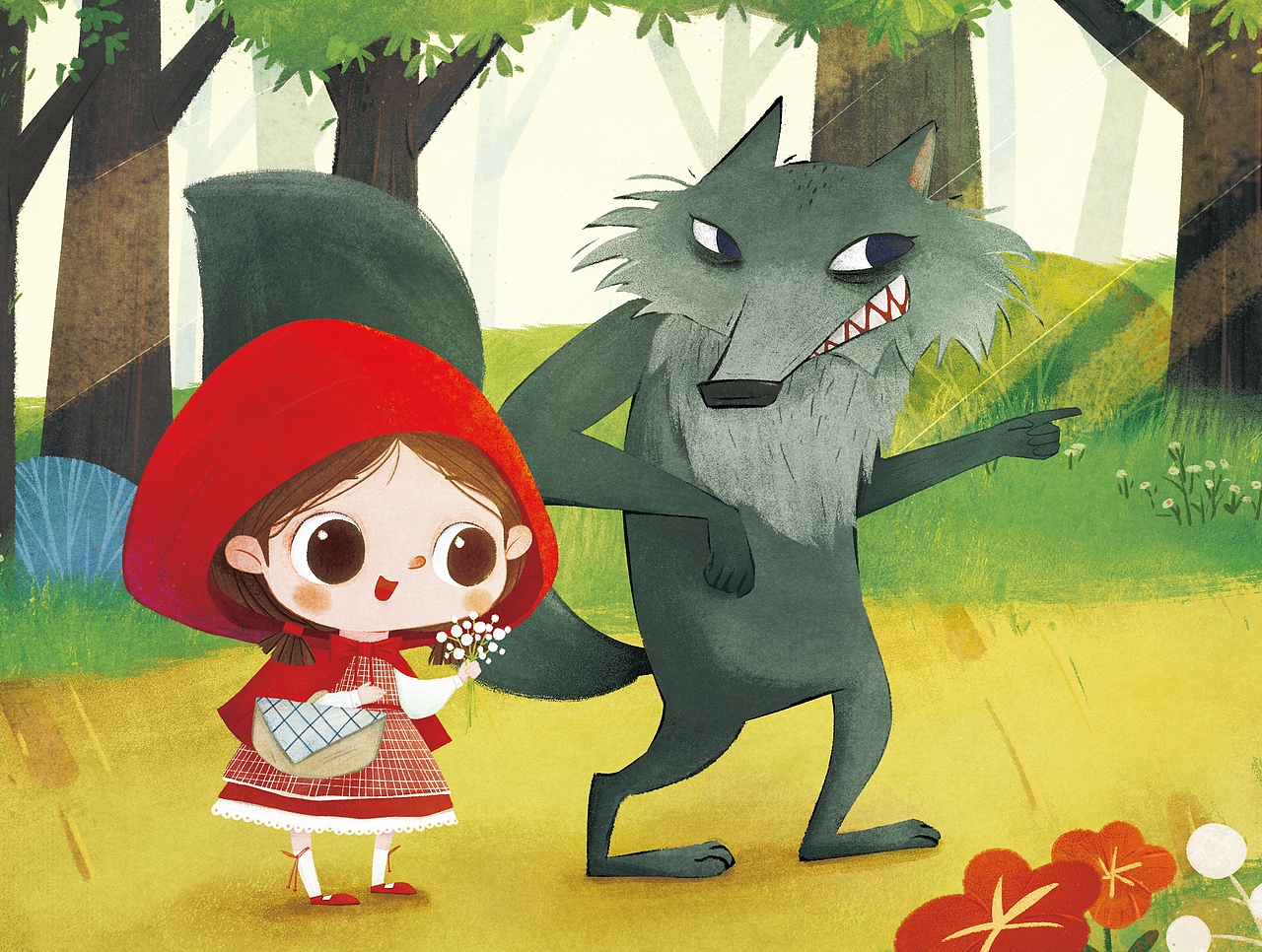 小红帽（图ZMzM4NzU2Njk2） - 绘本 - 站酷设计师JIAZI_夹子原创素材 - 站酷ZCOOL