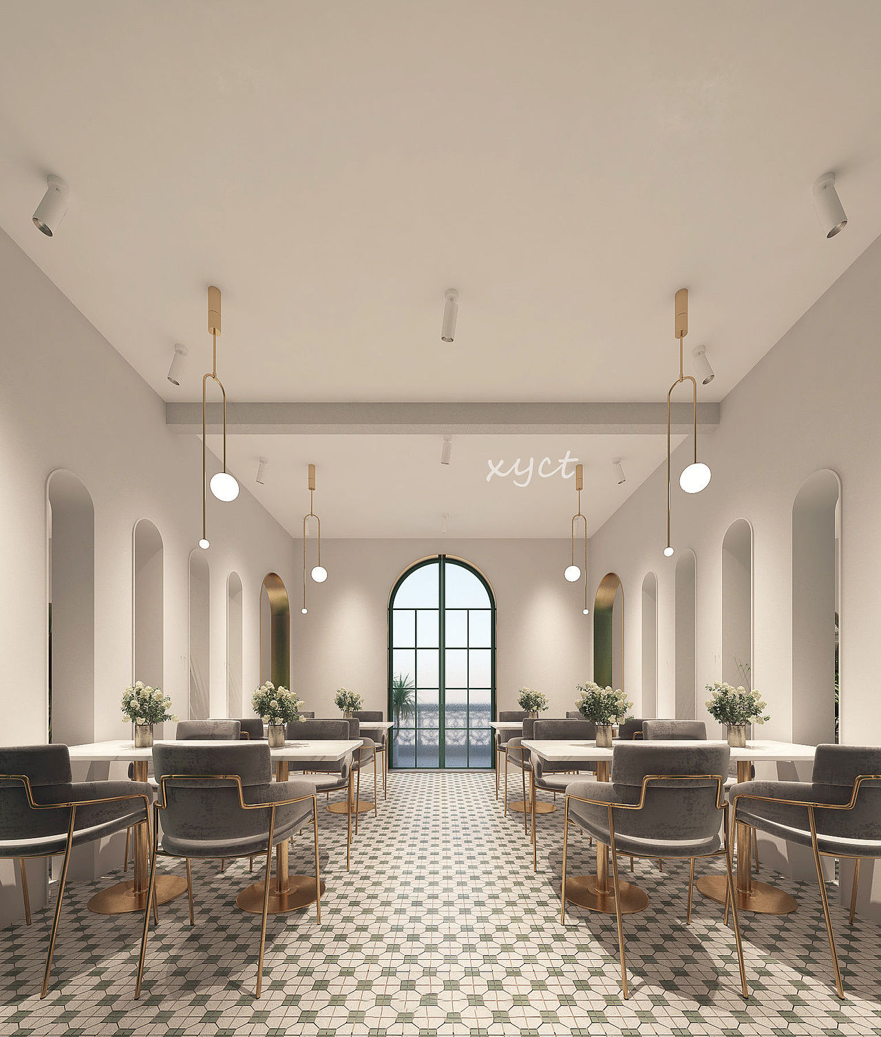 工装//西餐厅效果图