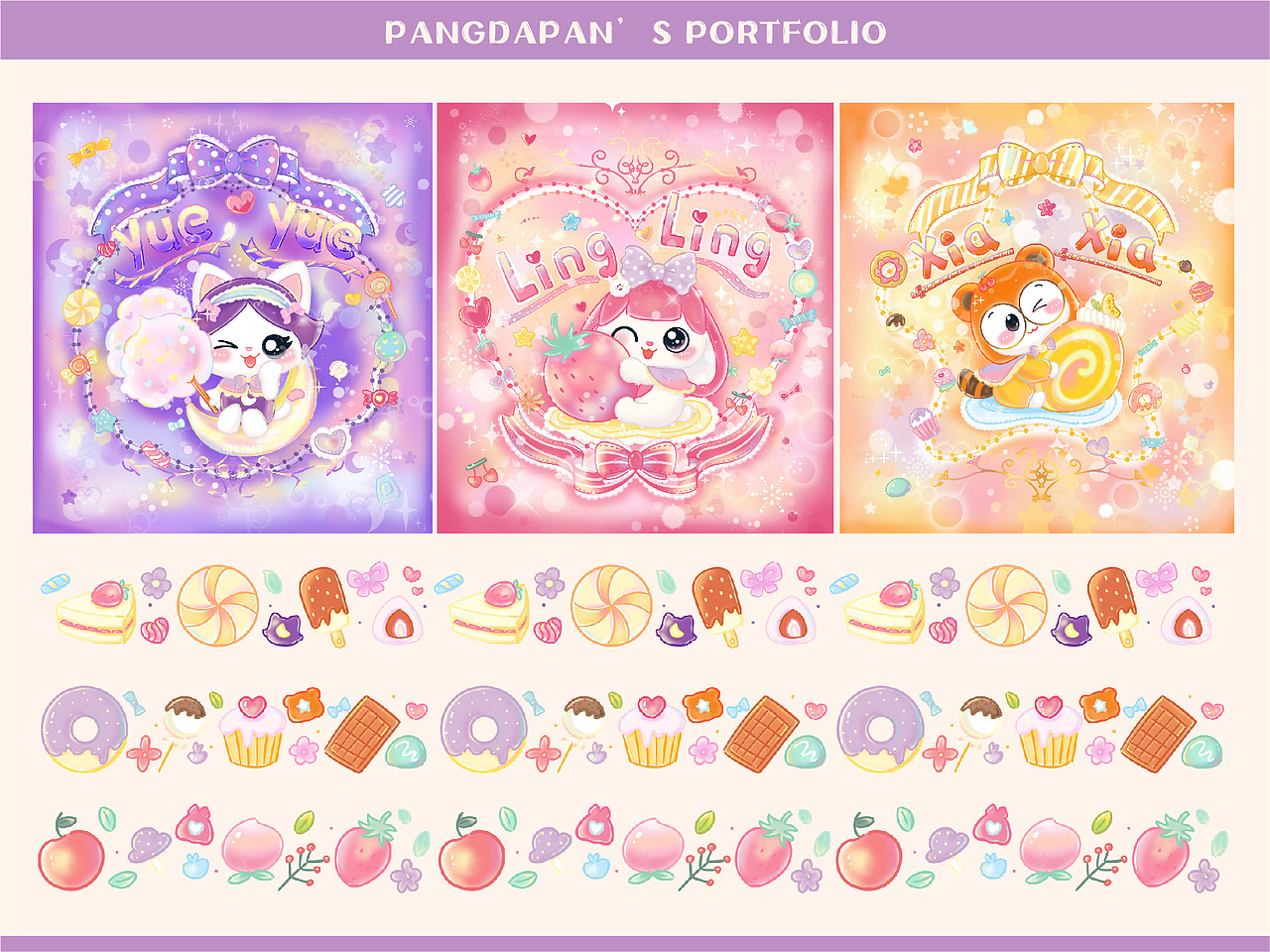 2021-2022年度总结（图ZMzI2ODc2OTI4） - 商业插画 - 站酷设计师胖达PAN原创素材 - 站酷ZCOOL