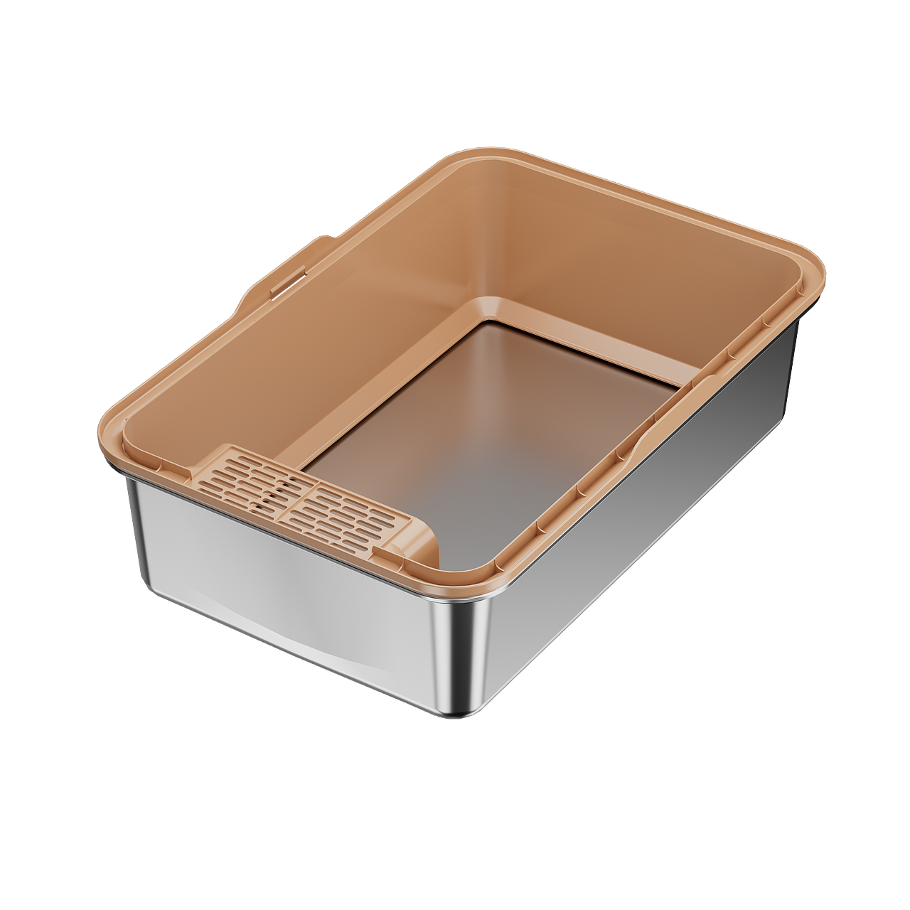 宠物用品不锈钢猫砂盆 C4Doc渲染 白底图（图ZMzU2MTQxODMy） - 产品 - 站酷设计师小顾不想起名原创素材 - 站酷ZCOOL