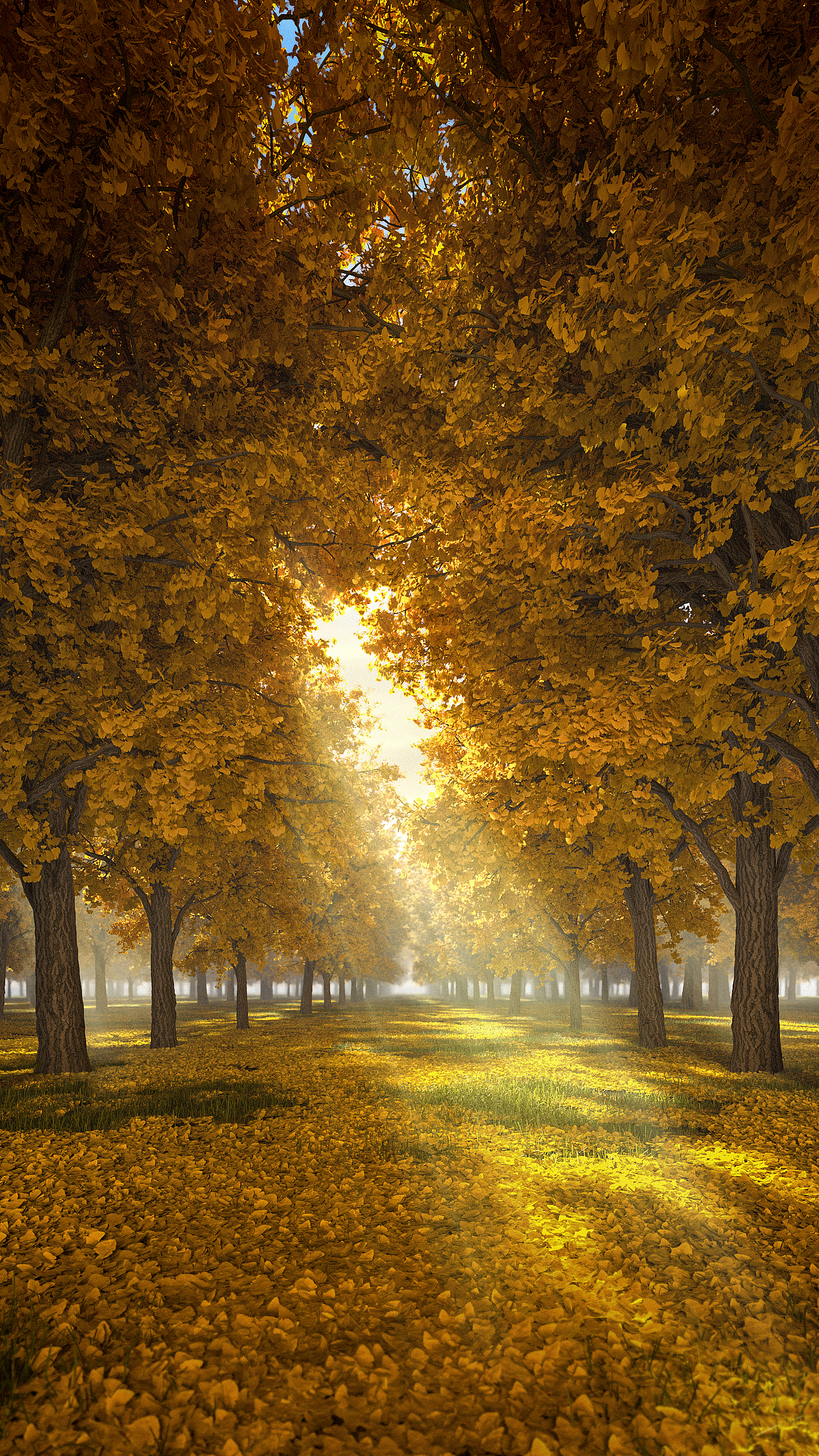 银杏林（图ZMzIyMjQ3MDky） - 场景 - 站酷设计师channawen原创素材 - 站酷ZCOOL