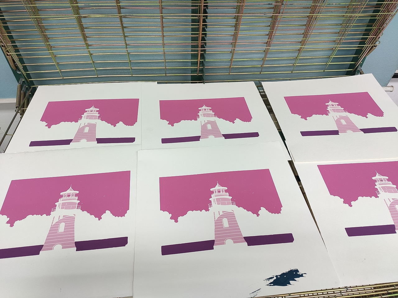 丝网印刷-珠海灯塔（图ZMjk5MDg0MjQ0） - 实验艺术 - 站酷设计师LinlinYT原创素材 - 站酷ZCOOL