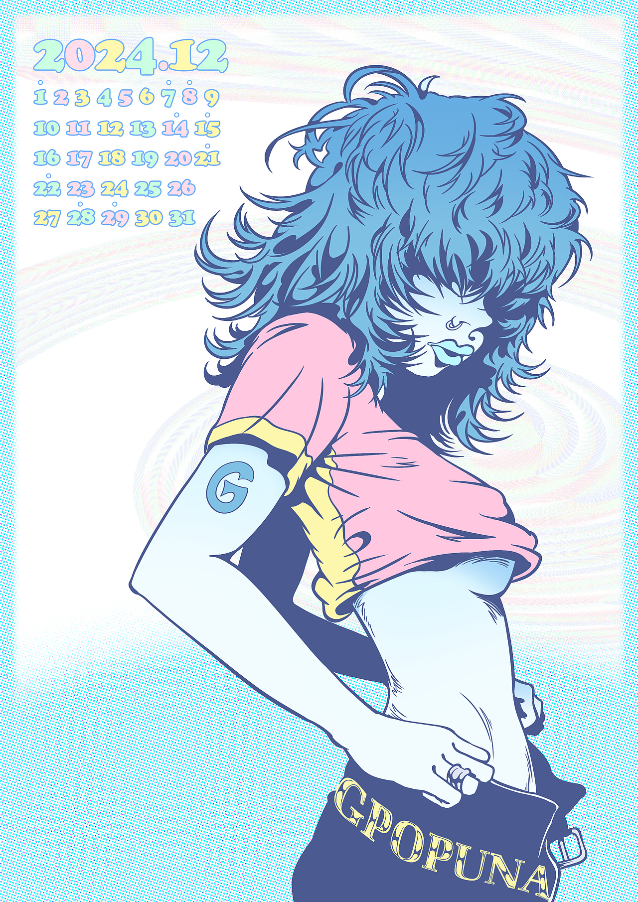 为2024画了12张画