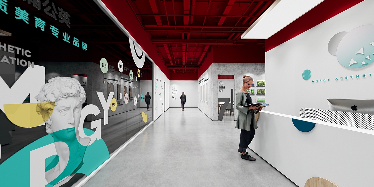 大墨蒲公英校区公共空间设计（图ZMzE0MDE0MzYw） - 商业空间设计 - 站酷设计师不错哈原创素材 - 站酷ZCOOL