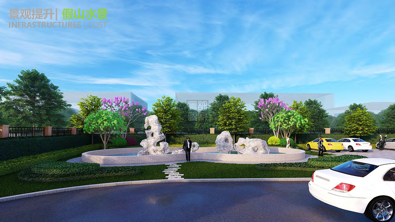 【侘寂景观】温氏牧业景观提升项目 绿化景观设计方案2