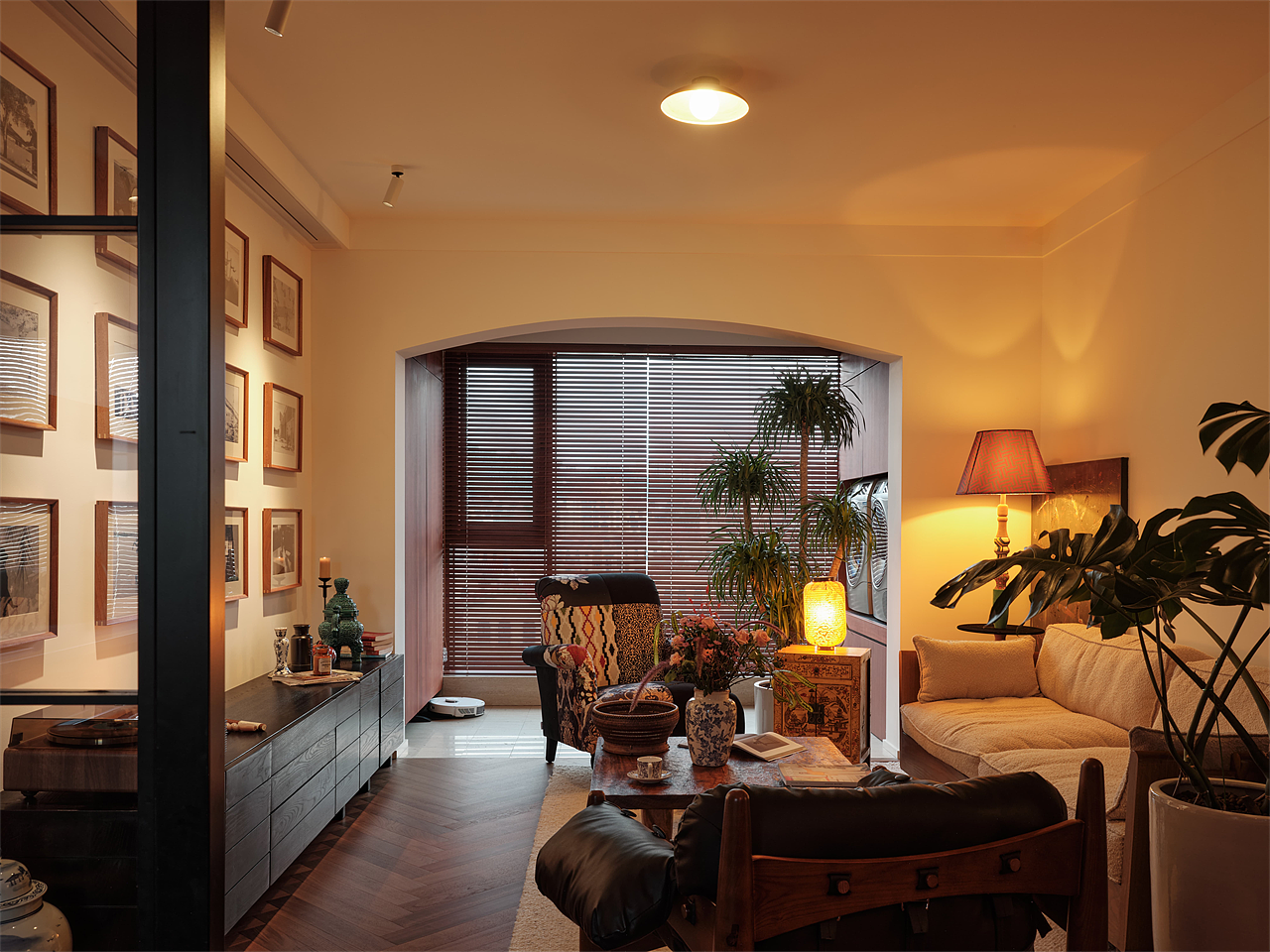 中古国风混搭,这间两居公寓就是我们内心那方净土吧!