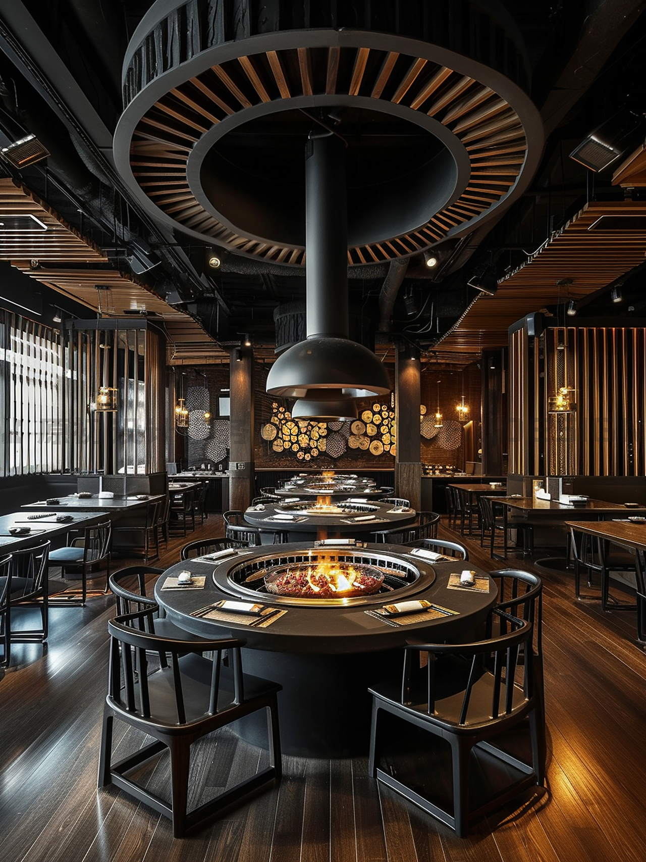厦门 店面装修室内空间餐厅设计 韩国东北暗黑烤肉烧烤（图ZMzYwOTkxNTEy） - 酒店餐饮设计 - 站酷设计师葉文濤VictorYeh原创素材 - 站酷ZCOOL