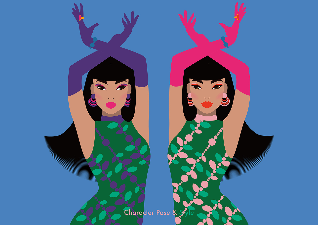 插画作品 - 她（图ZMzQ0NTQxNzg0） - 商业插画 - 站酷设计师IamDreameng原创素材 - 站酷ZCOOL