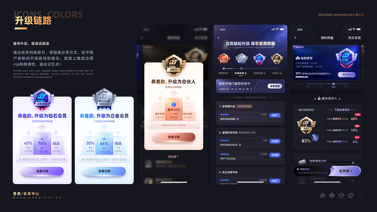 UI/UX 设计项目合集（图ZMzY1MDk1NTA0） - APP界面 - 站酷设计师猫x小白原创素材 - 站酷ZCOOL