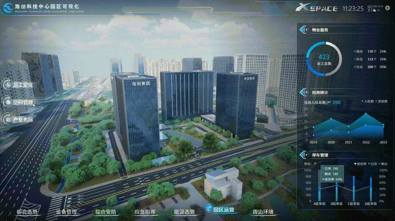 巡天科技 | 海创科技中心智慧园区可视化（图ZMzMzNzQ5MjI4） - 其他UI - 站酷设计师杭州巡天科技原创素材 - 站酷ZCOOL