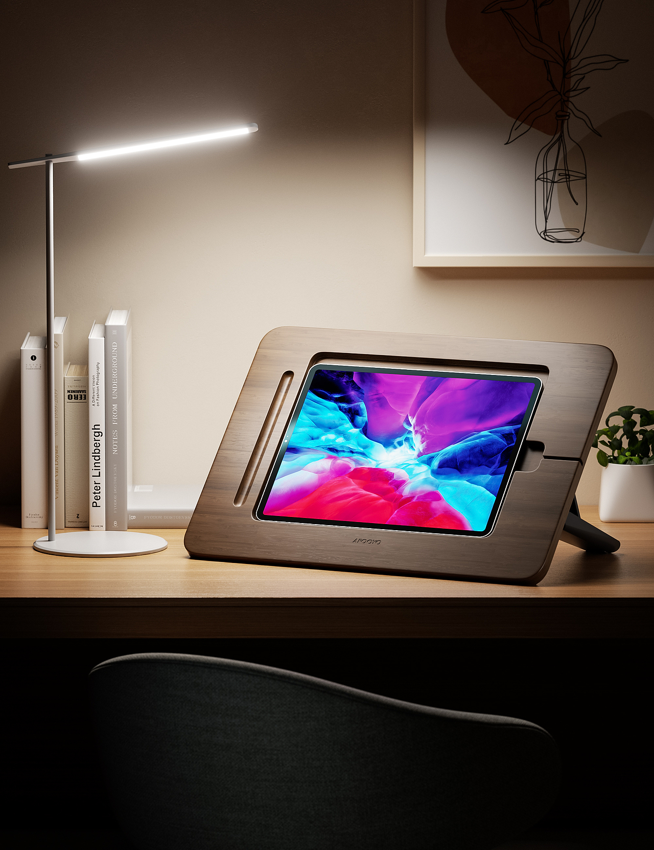 音响.电脑.画板支架渲染