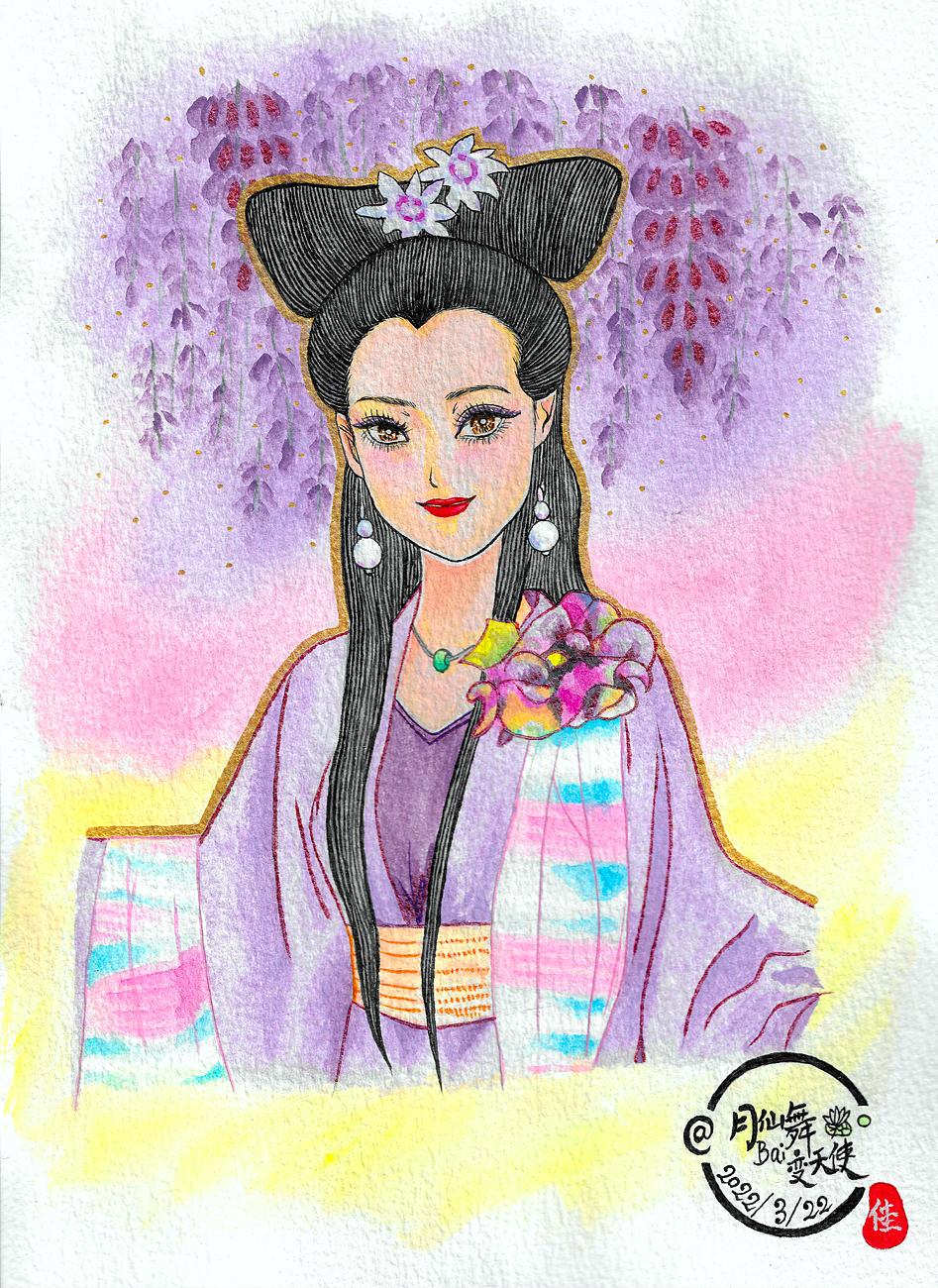 赵雅芝I新白娘子传奇戏说乾隆原创画（图ZMzAzNjI0NTEy） - 绘画 - 站酷设计师月仙舞Bai变仙子原创素材 - 站酷ZCOOL