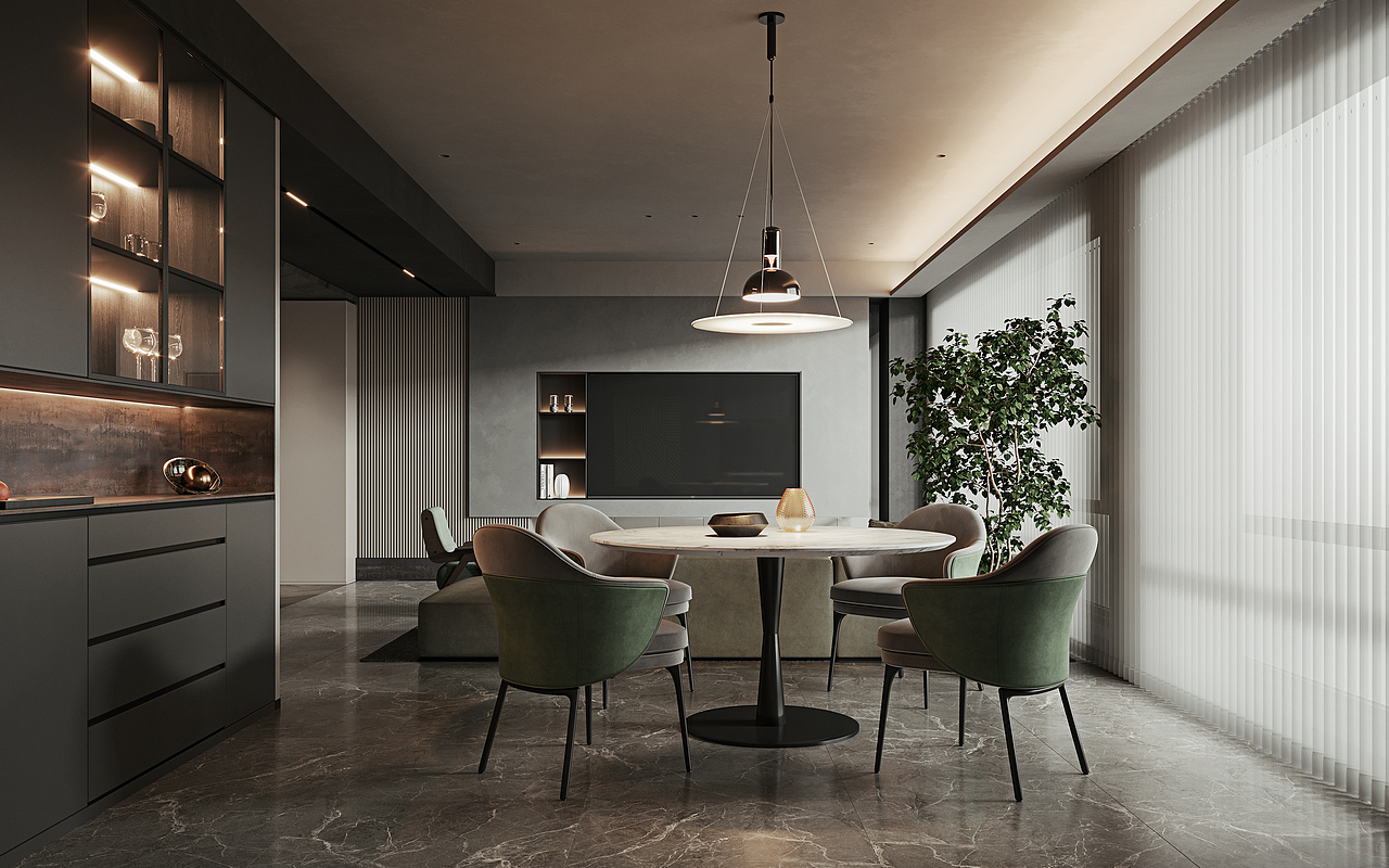 暗黑低奢设计表现