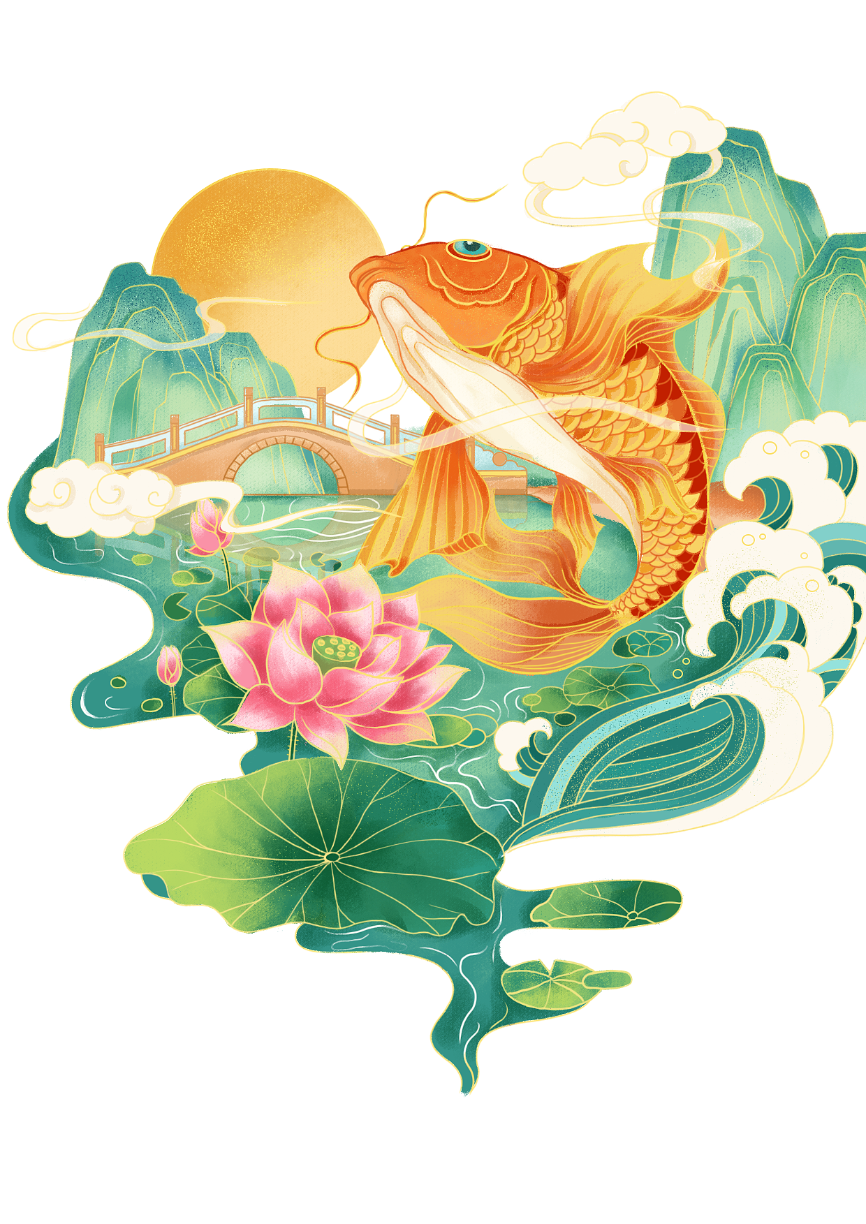 近期国风创作练习（图ZMjk4MTA0NDQw） - 商业插画 - 站酷设计师画插画的_君君原创素材 - 站酷ZCOOL