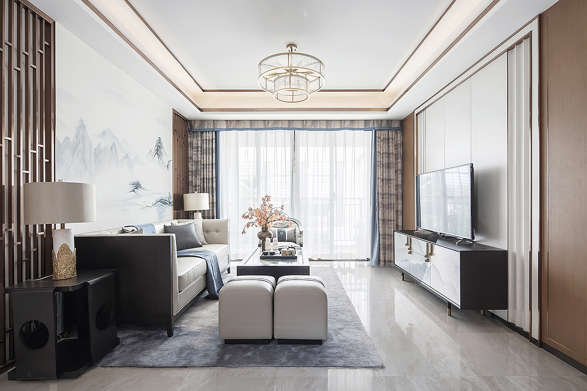 新中式--十里春风样板东方雅韵