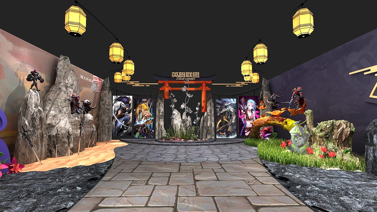 2020年CHINAJOY腾讯展台（图ZMzM1MzUwODAw） - 展陈设计 - 站酷设计师巨兔设计原创素材 - 站酷ZCOOL
