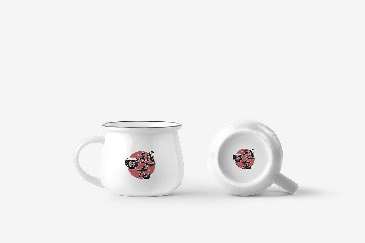 日式风格瓷器 茶杯酒杯 盘子碟子 瓷碗花瓶 茶具类logo