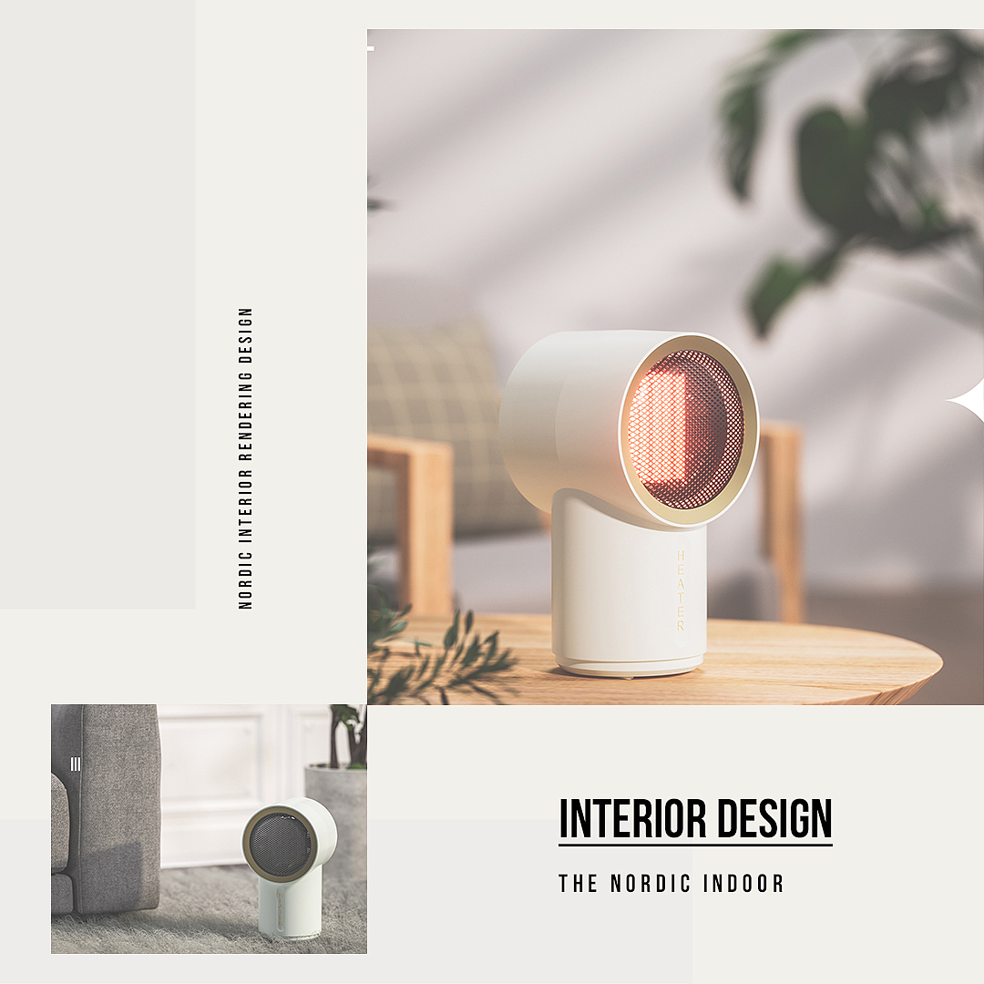 C4D产品渲染 I暖风机