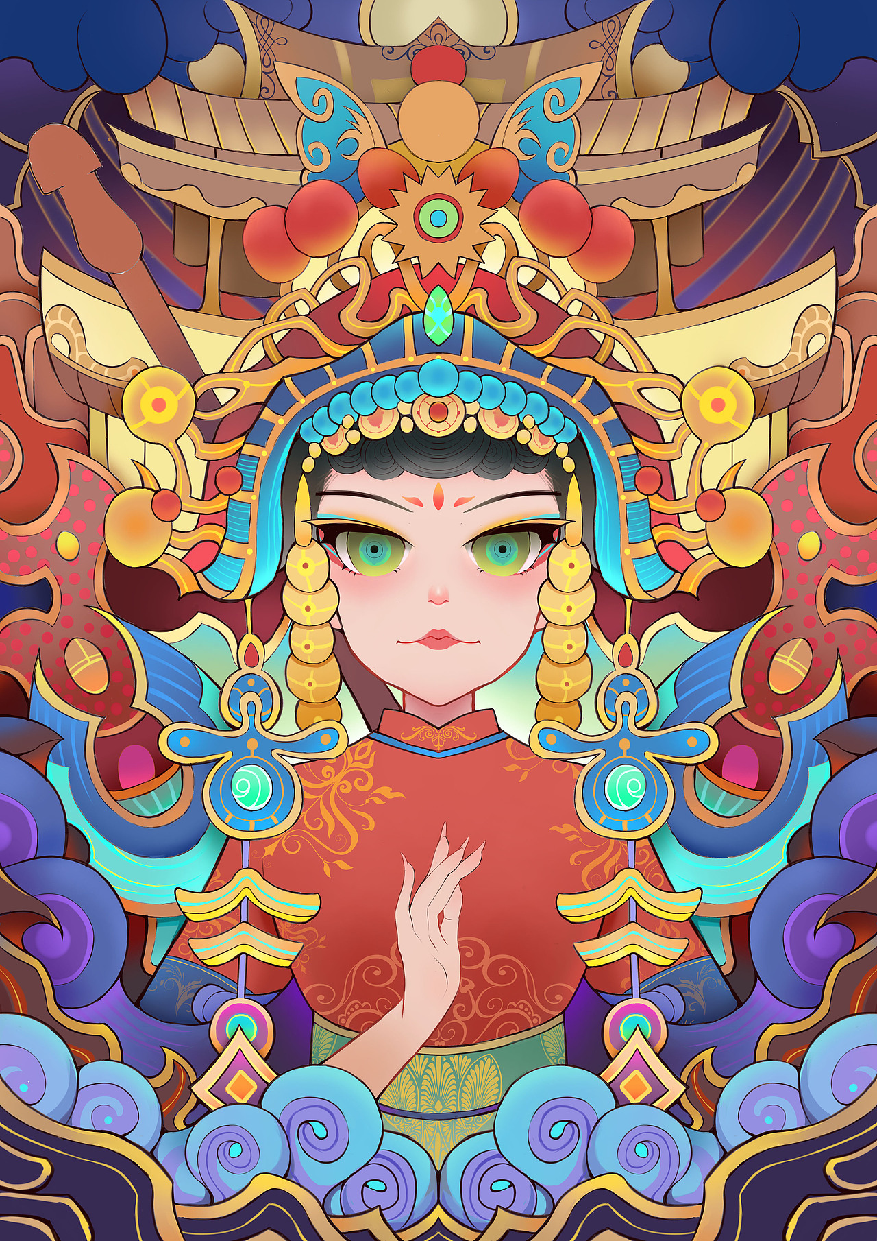 原创概念卡牌插画设计