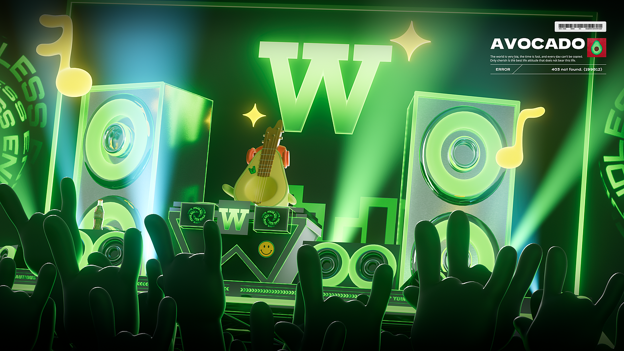 小小牛油果（图ZMzQ2OTY1NjA0） - 其他三维 - 站酷设计师吃吃吃小棕能原创素材 - 站酷ZCOOL