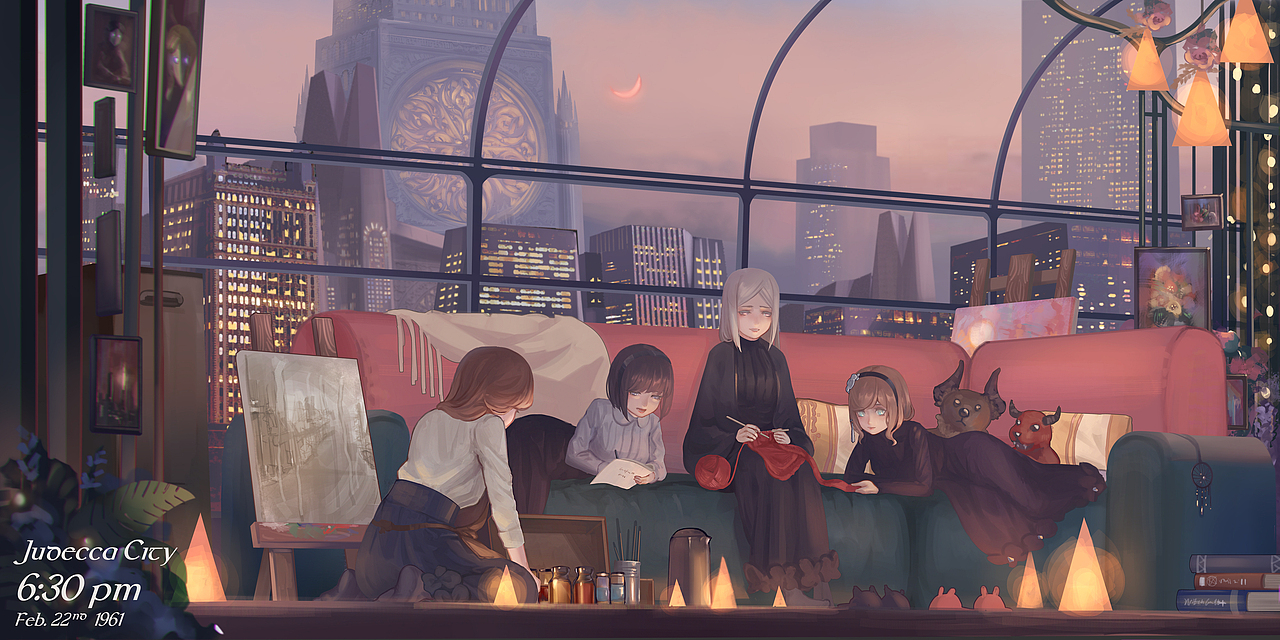 Little Women（图ZMjk5NjQ0NjE2） - 艺术插画 - 站酷设计师XYufsky原创素材 - 站酷ZCOOL