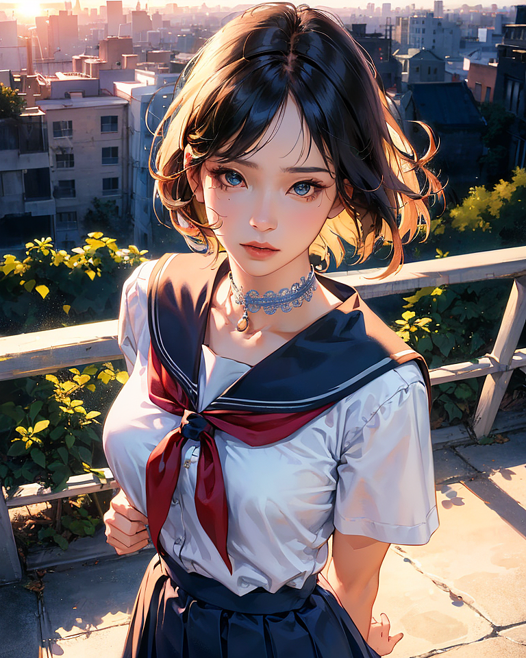 AI插画 落日（图ZMzQwODAxMDIw） - 创作习作 - 站酷设计师墨染墨1原创素材 - 站酷ZCOOL